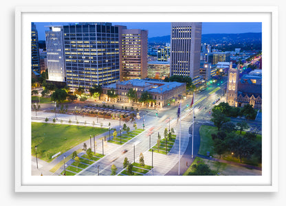 Adelaide city twilight