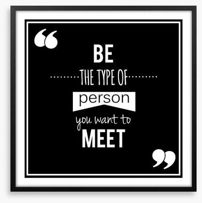 The type of person