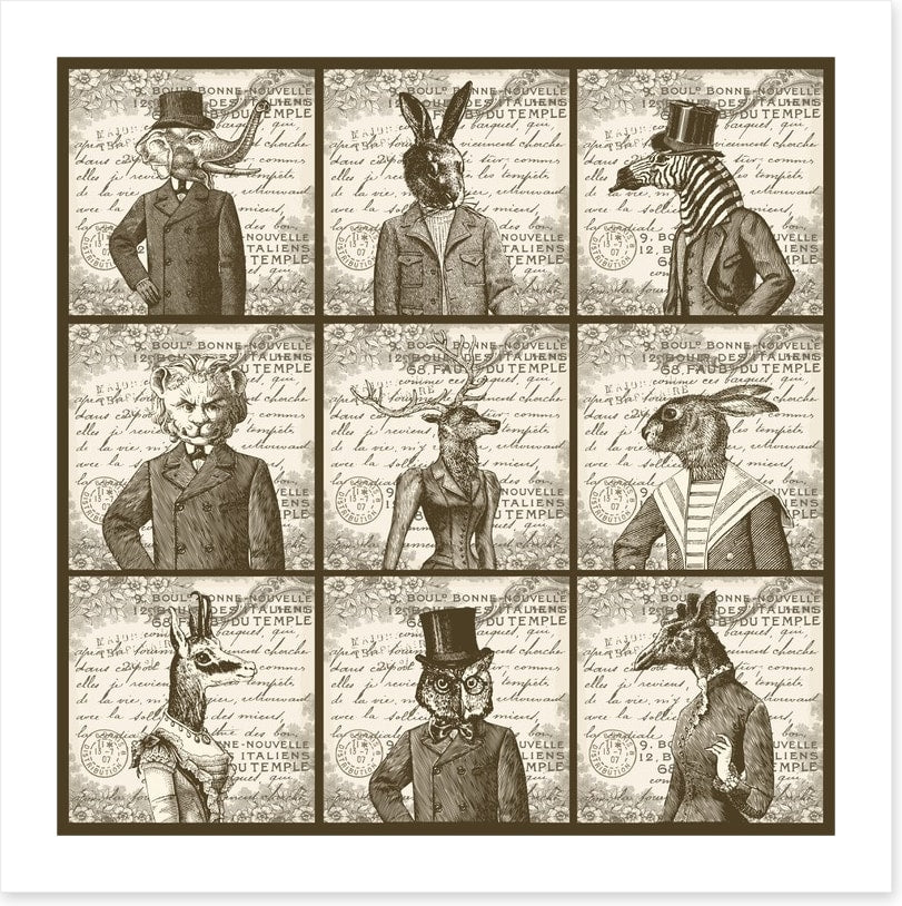 Antique animalia