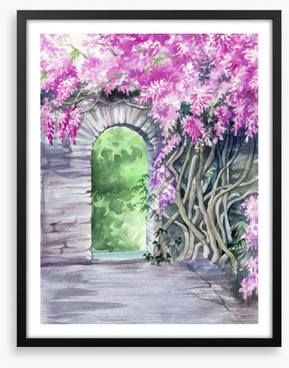 The wisteria arch