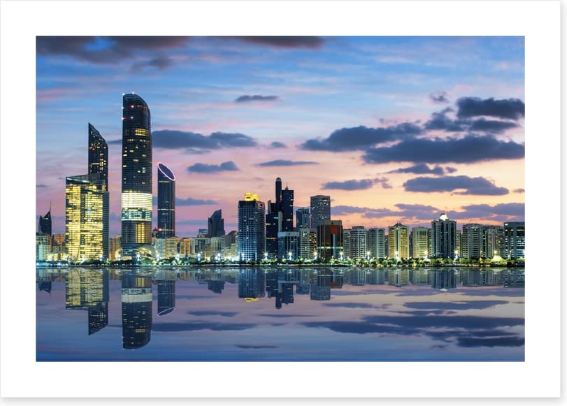 Abu Dhabi dusk