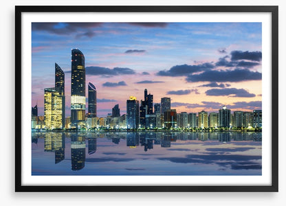 Abu Dhabi dusk