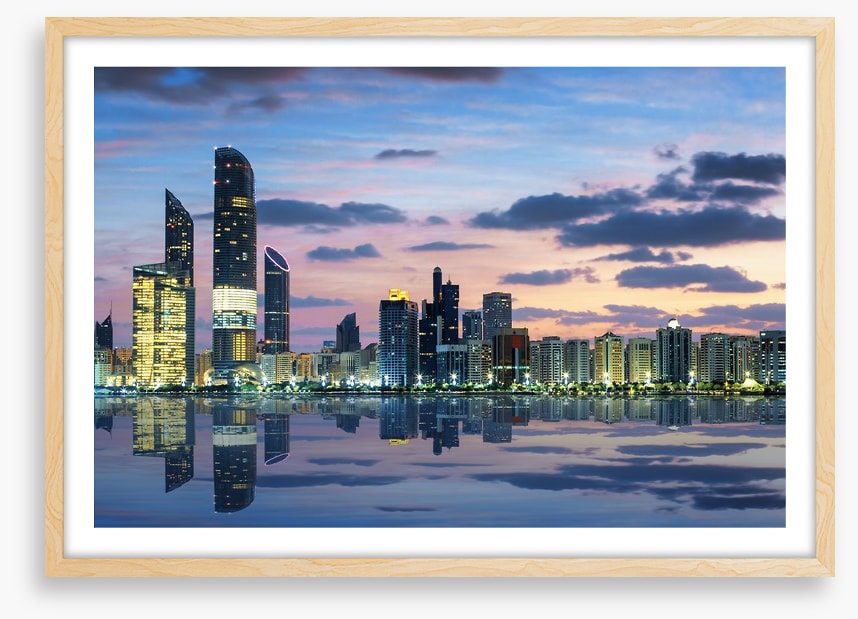 Abu Dhabi dusk