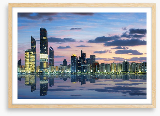 Abu Dhabi dusk