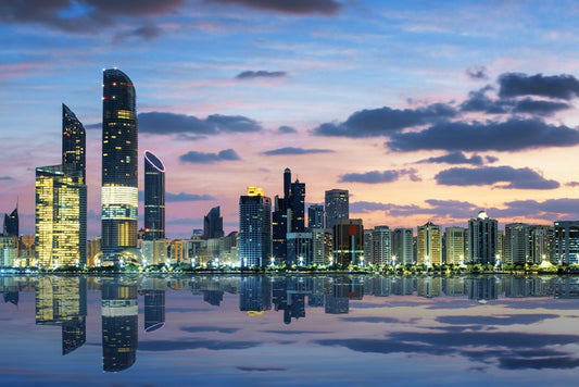Abu Dhabi dusk