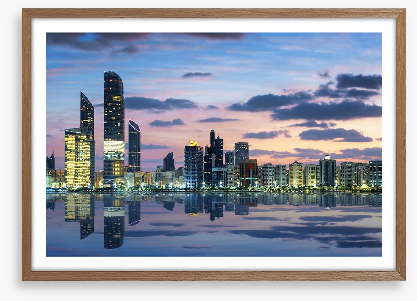 Abu Dhabi dusk