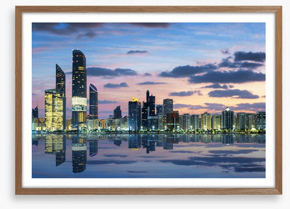 Abu Dhabi dusk