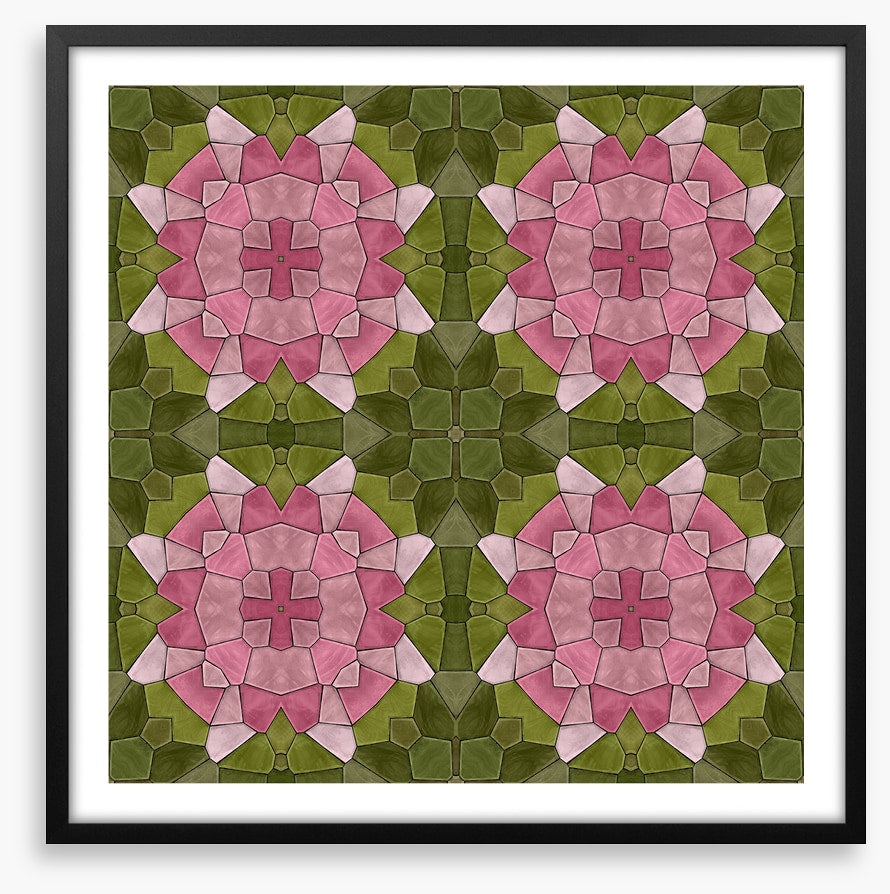Rose garden mosaic