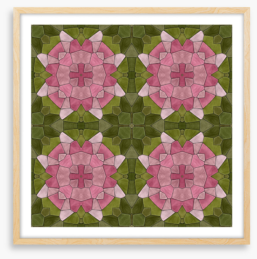 Rose garden mosaic