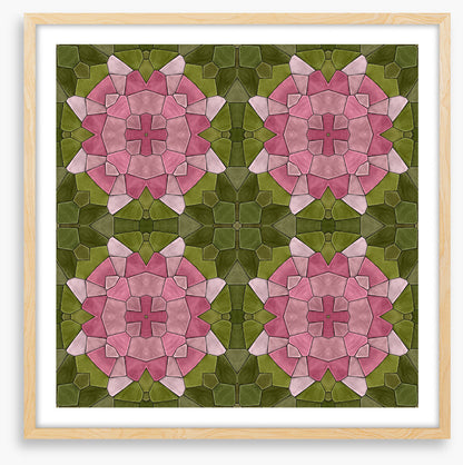 Rose garden mosaic