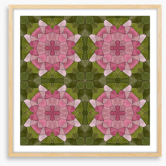 Rose garden mosaic