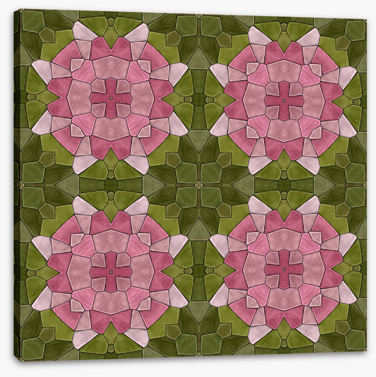 Rose garden mosaic