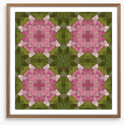 Rose garden mosaic
