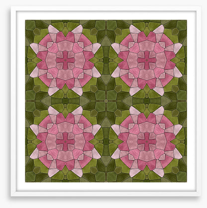 Rose garden mosaic