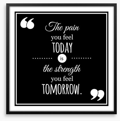 The strength of tomorrow