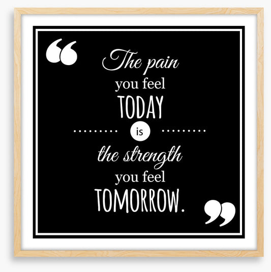 The strength of tomorrow