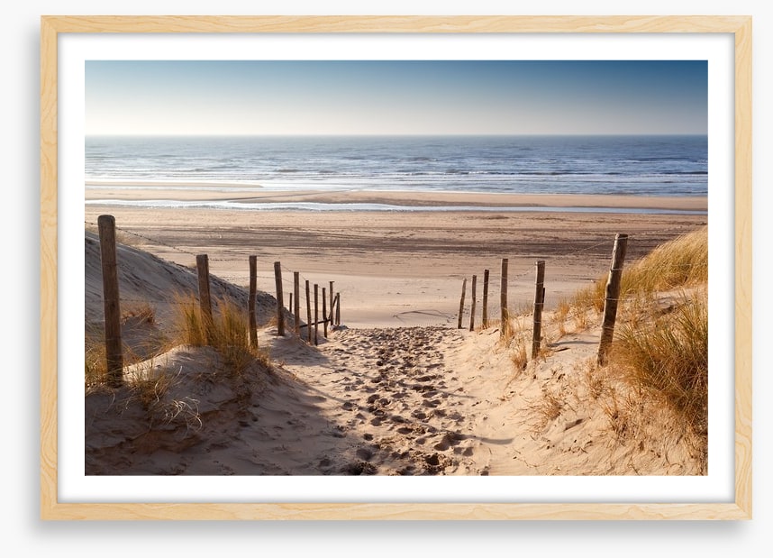 Sandy path to the sea