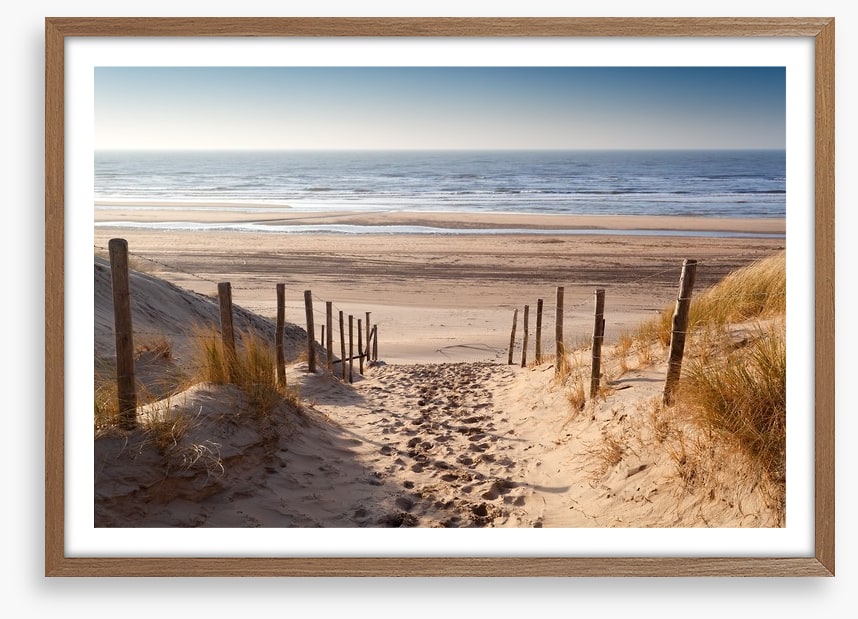 Sandy path to the sea