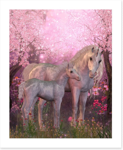 Unicorns under the blossom