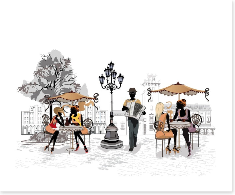 Street cafe serenade