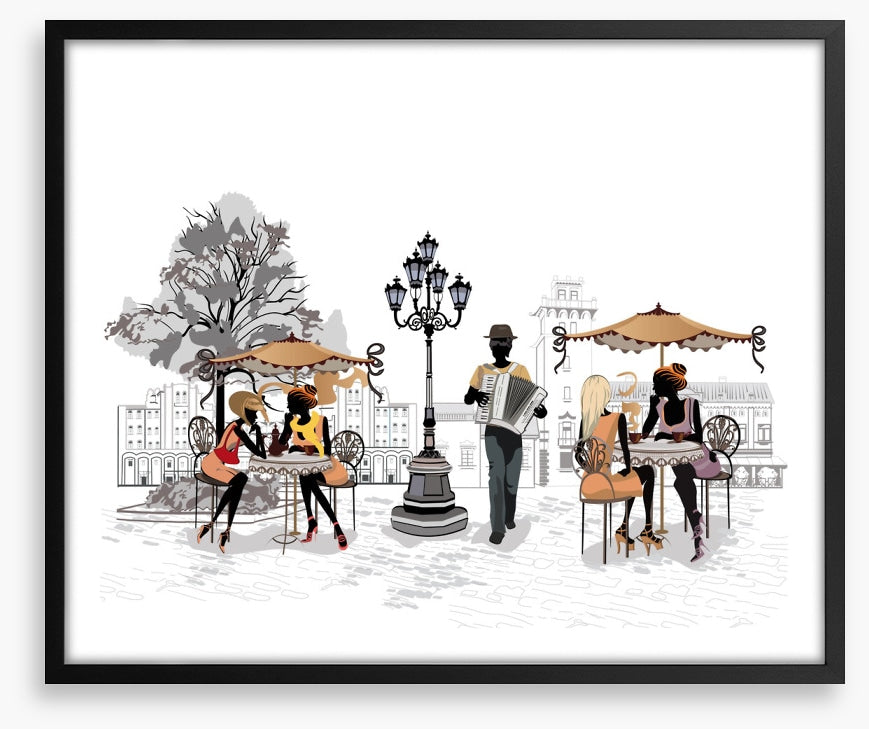 Street cafe serenade