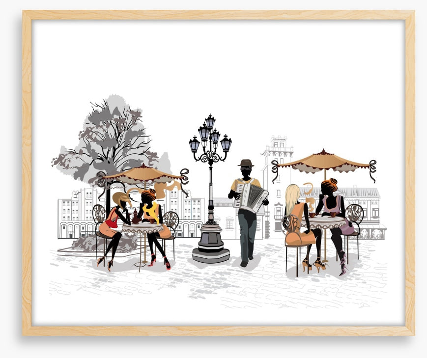 Street cafe serenade