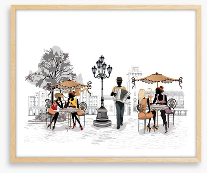 Street cafe serenade