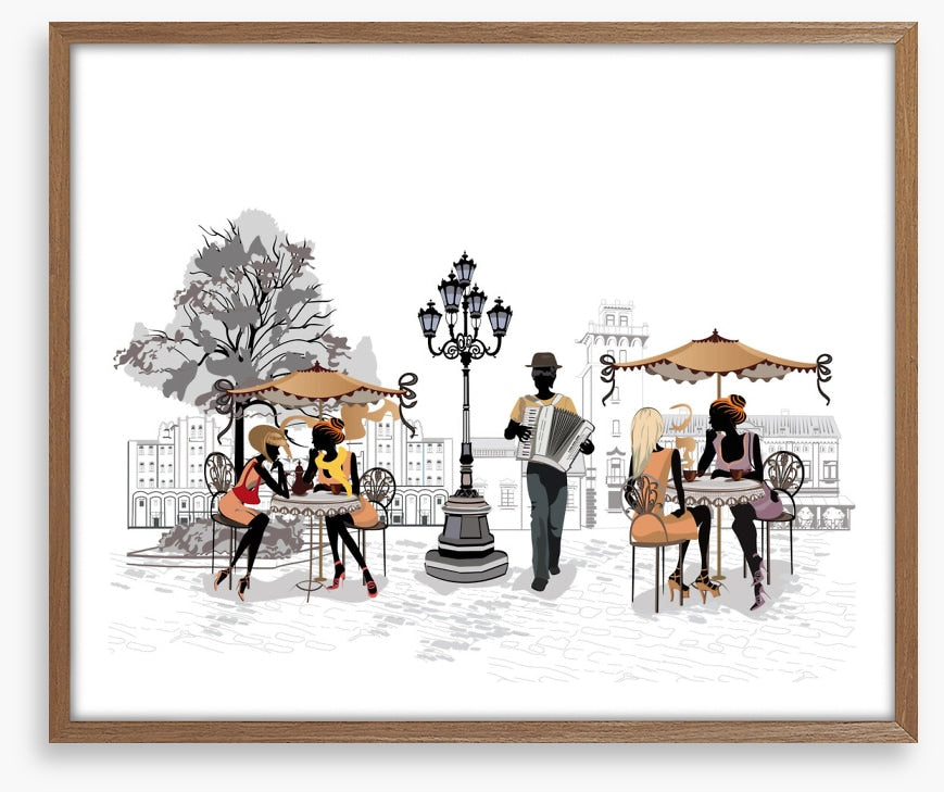 Street cafe serenade