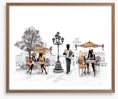 Street cafe serenade