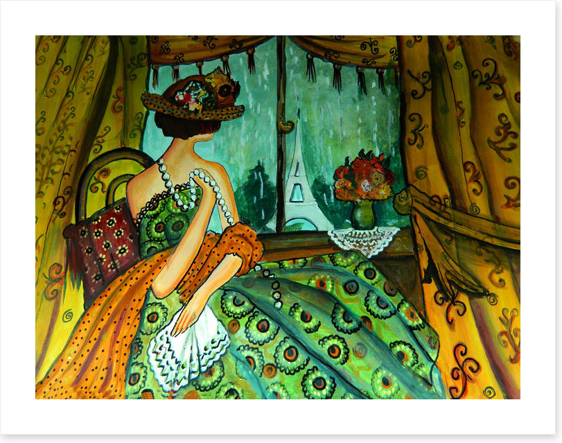 The girl with pearls