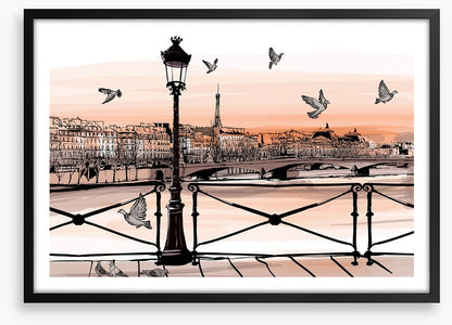 Sunset over the Seine