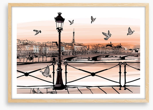 Sunset over the Seine