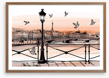 Sunset over the Seine
