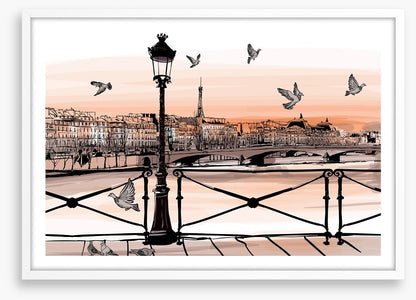 Sunset over the Seine