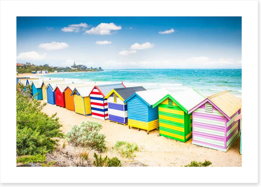 Brighton beach bathing houses