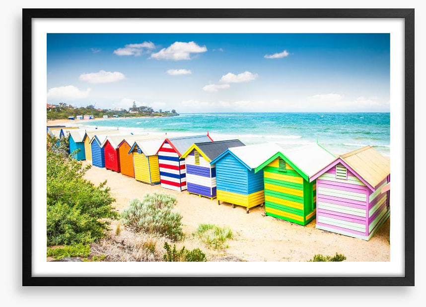 Brighton beach bathing houses