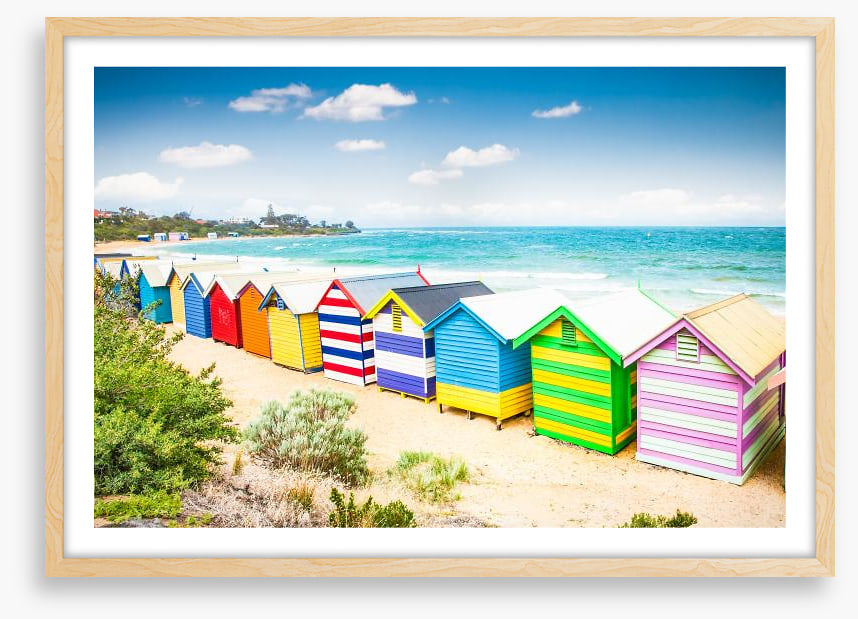 Brighton beach bathing houses