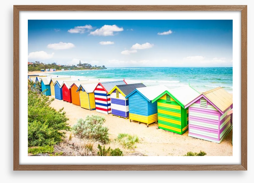 Brighton beach bathing houses