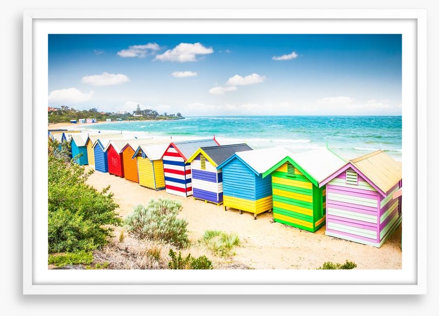 Brighton beach bathing houses