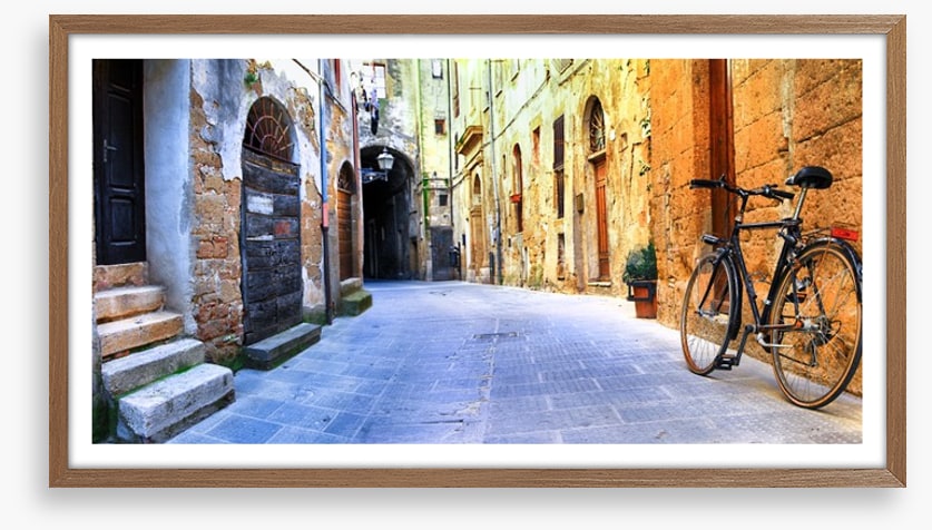 The streets of Pitigliano, Italy