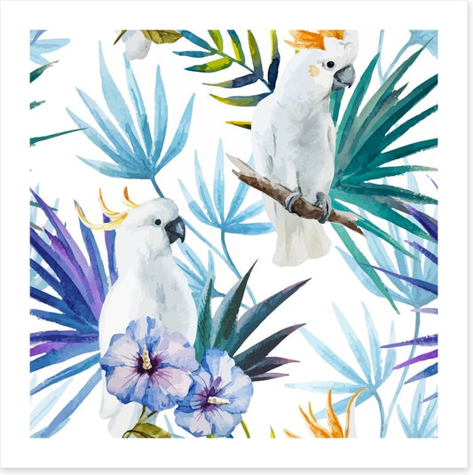 Tropical cockatoo