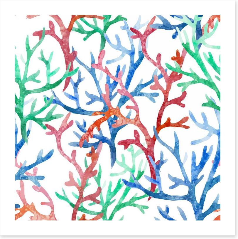 Coral colours