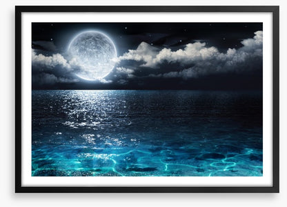 Moonshine seascape