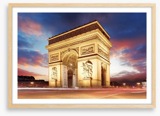 Arc de Triumph at dusk