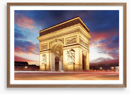 Arc de Triumph at dusk