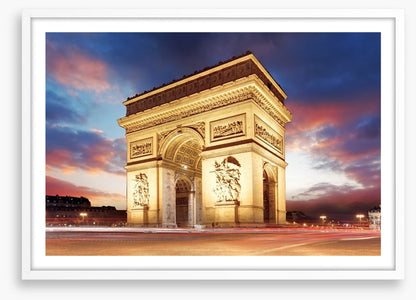 Arc de Triumph at dusk