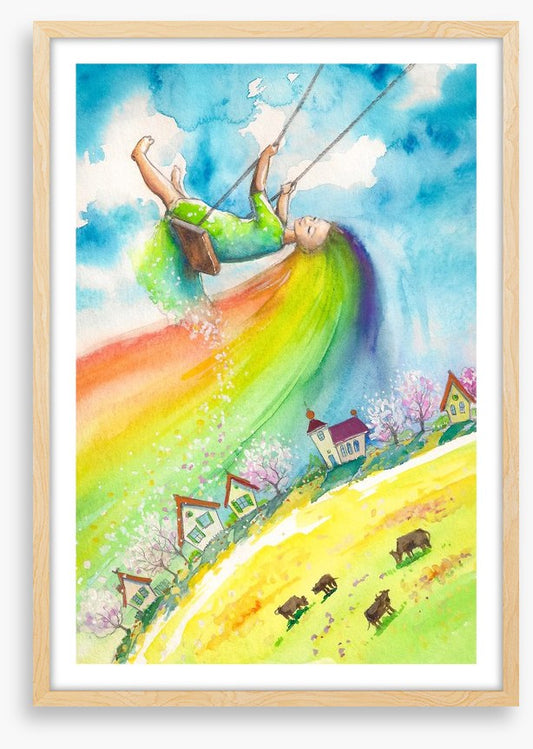 Swing a rainbow
