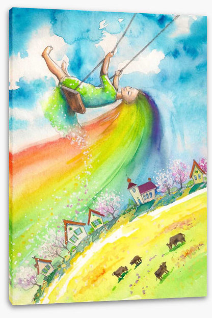 Swing a rainbow