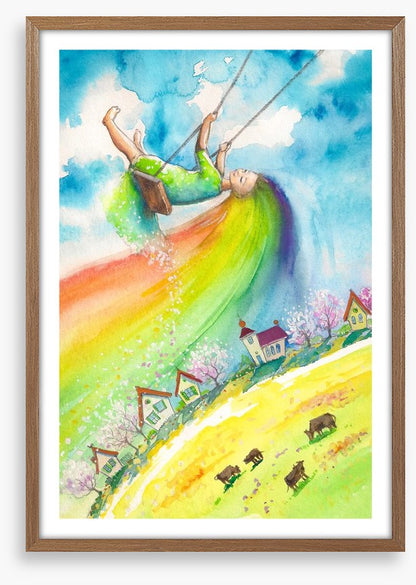 Swing a rainbow