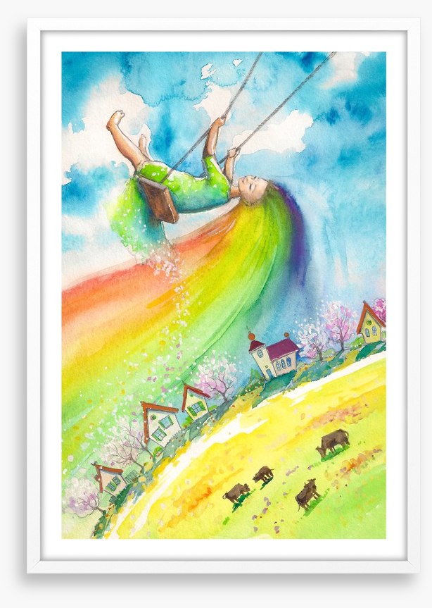 Swing a rainbow